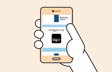 DigiD inloggen met app.