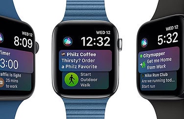 Siri wijzerplaat op Apple Watch
