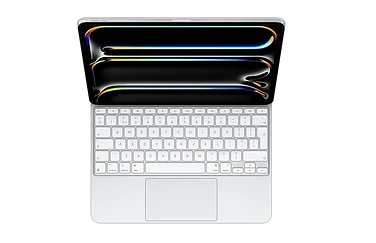 Magic Keyboard voor iPad Pro 2024 in wit met trackpad