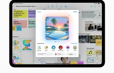 Apple Intelligence Freeform en Image Playground