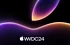 WWDC 2024 Apple logo ingezoomd