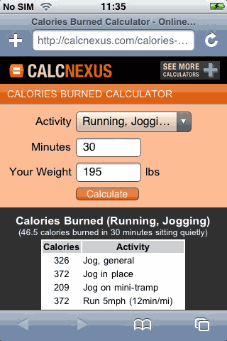 calories burned calculator myfitnesspal