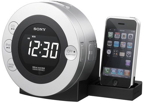 Doorbraak Normaal Doordeweekse dagen Sony's iPhone-klokradio bevat cd-speler en klok