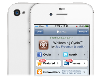 iPhone 4S en iPad 2 jailbreak op iOS 5.0 en 5.0.1 met GreenPois0n Absinthe