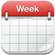 debat Kruipen Uitpakken Week Calendar 4.3: meegaande afspraken, locaties openen in Waze