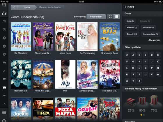 Betreffende delen De Pathé Thuis: films kijken met nieuwe iPad-app