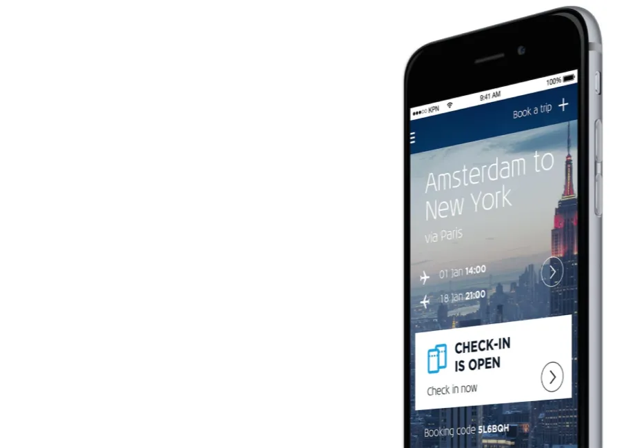 KLM-app compleet vernieuwd en gebruiksvriendelijker dan ooit