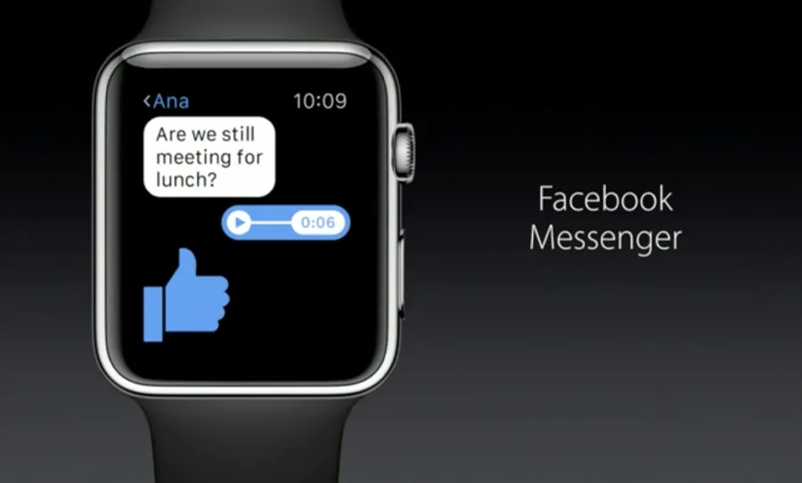 Facebook Messenger nu beschikbaar op Apple Watch