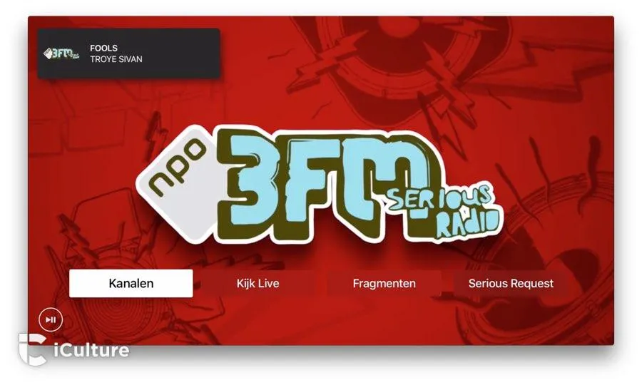 Toch Apple TV-apps van NPO: 3FM Serious Request en NPO Radio2 Top2000