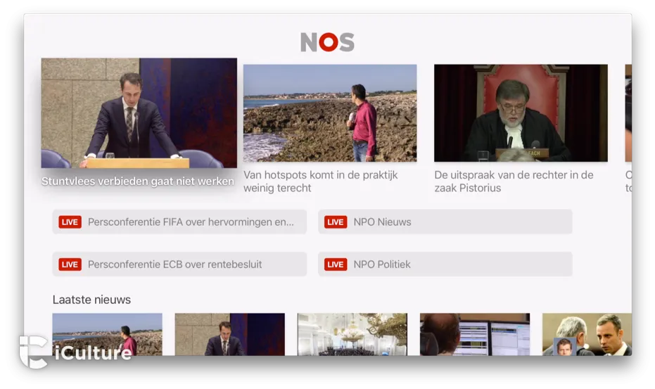 Vanaf vandaag te downloaden: NOS-app op de Apple TV, bekijk het nieuws in video’s