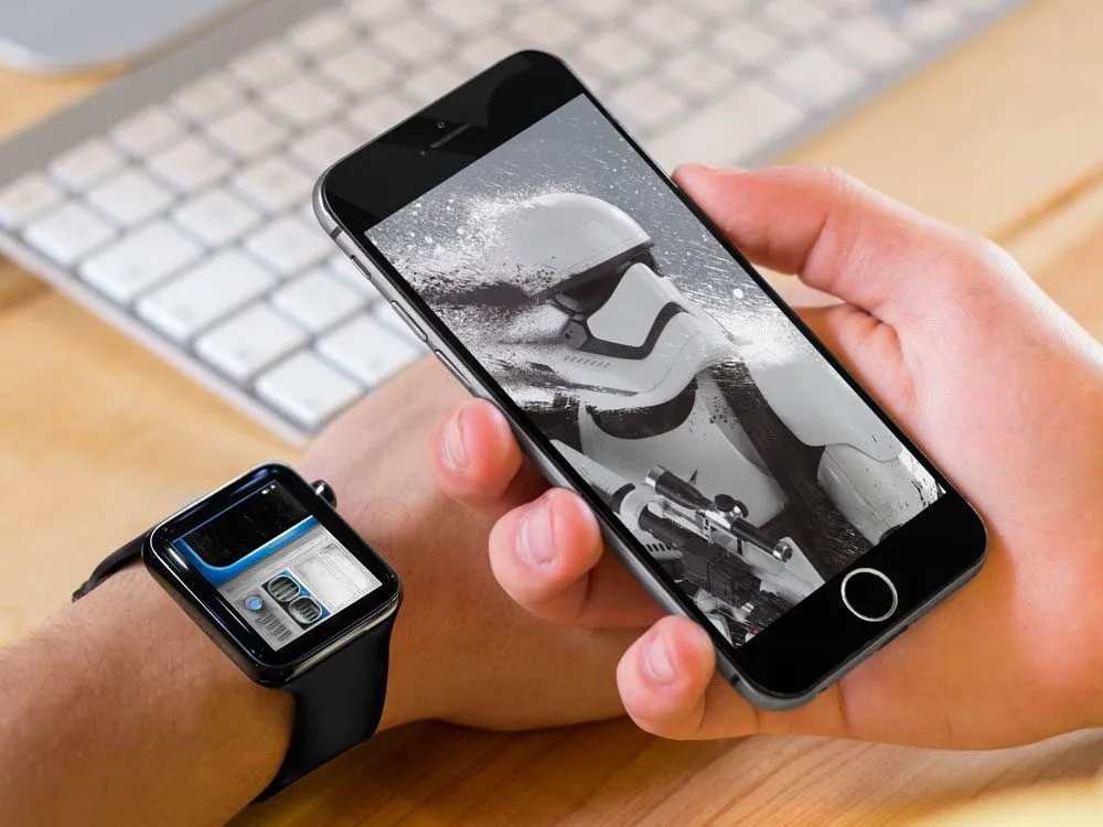 The Force is sterk in deze wallpapers voor iPhone en Apple Watch