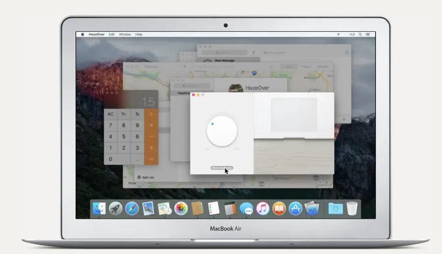 HazeOver laat je onbelangrijke Mac-vensters even dimmen