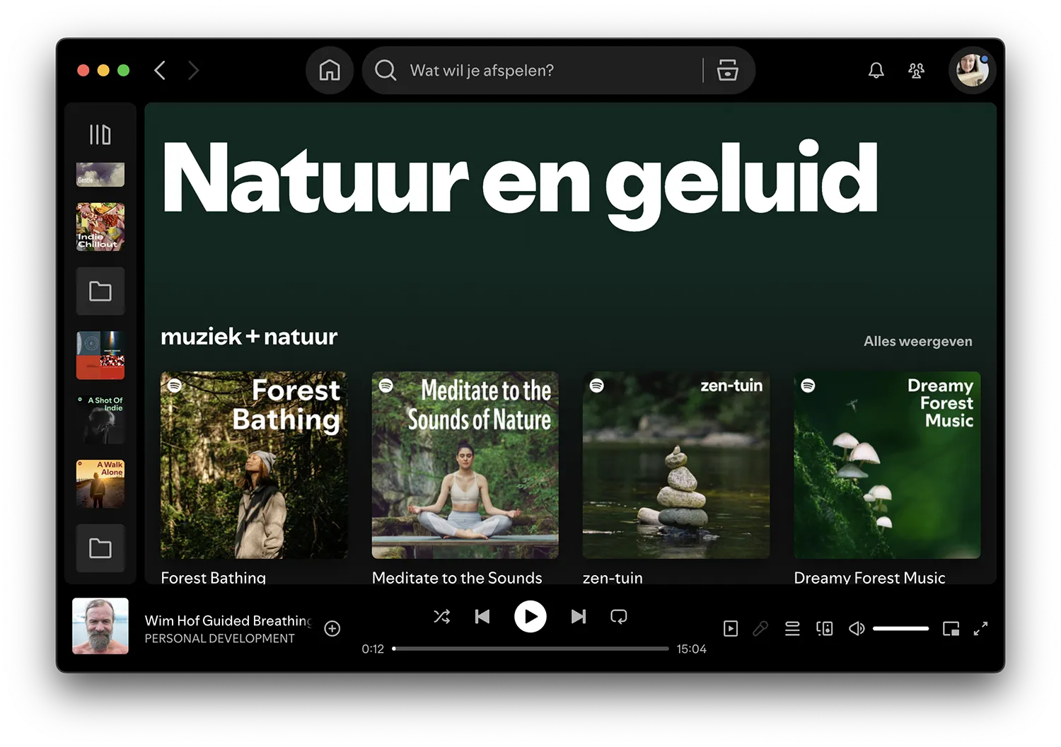 Spotify meditatie