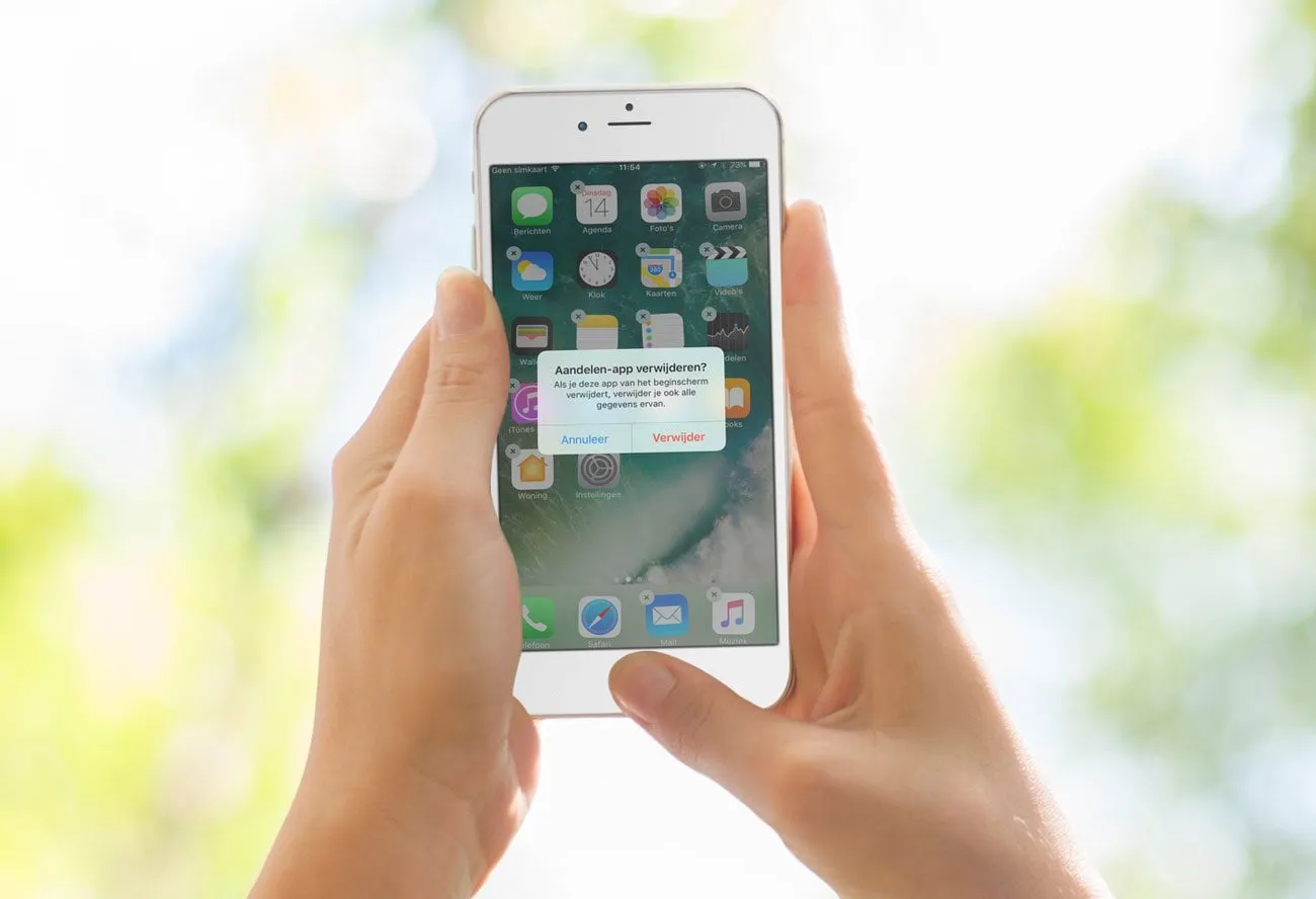 Apps worden in iOS 10 niet gewist, maar alleen verborgen
