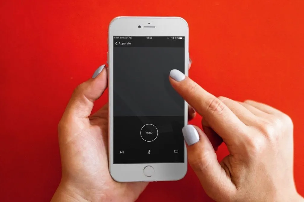 Dit is de Apple TV Remote-app voor de Apple TV 