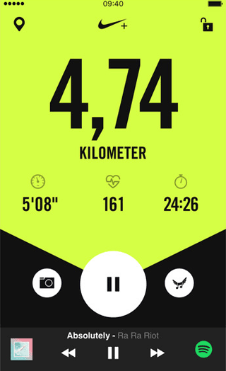 Nike+ Run Club-app trainingsschema's automatisch aan
