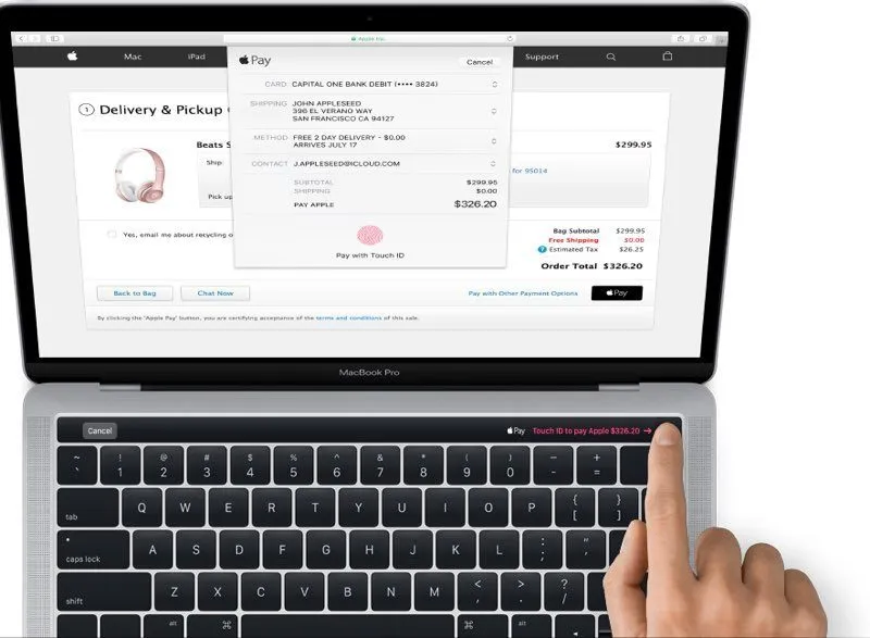 Apple laat MacBook Pro met Magic Toolbar per ongeluk uitlekken