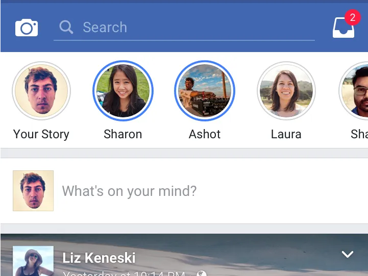 Facebook Stories verdwijnen na 24 uur, net als bij Snapchat