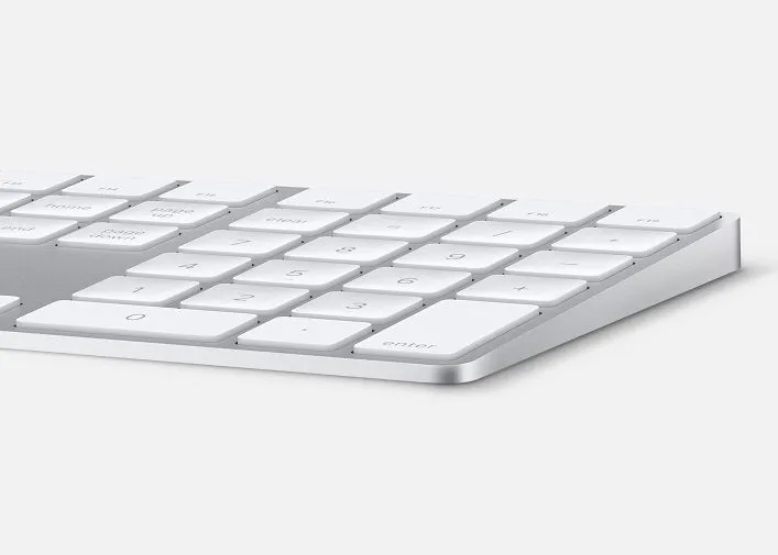 Apple’s draadloze Magic Keyboard nu ook met numeriek toetsenblok