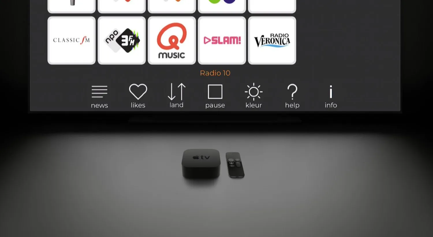 Beste radio-apps voor de Apple TV