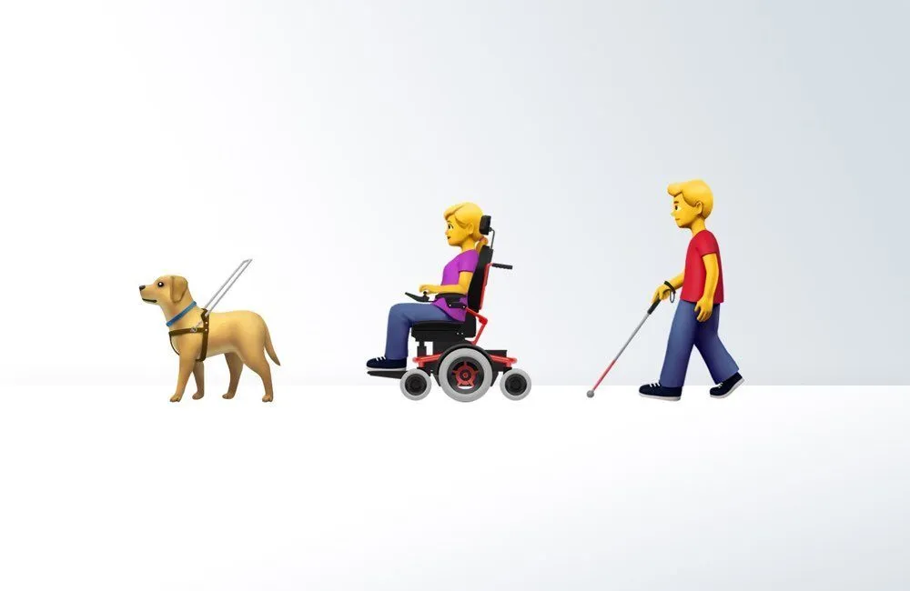 Apple wil speciale emoji voor mensen met een handicap