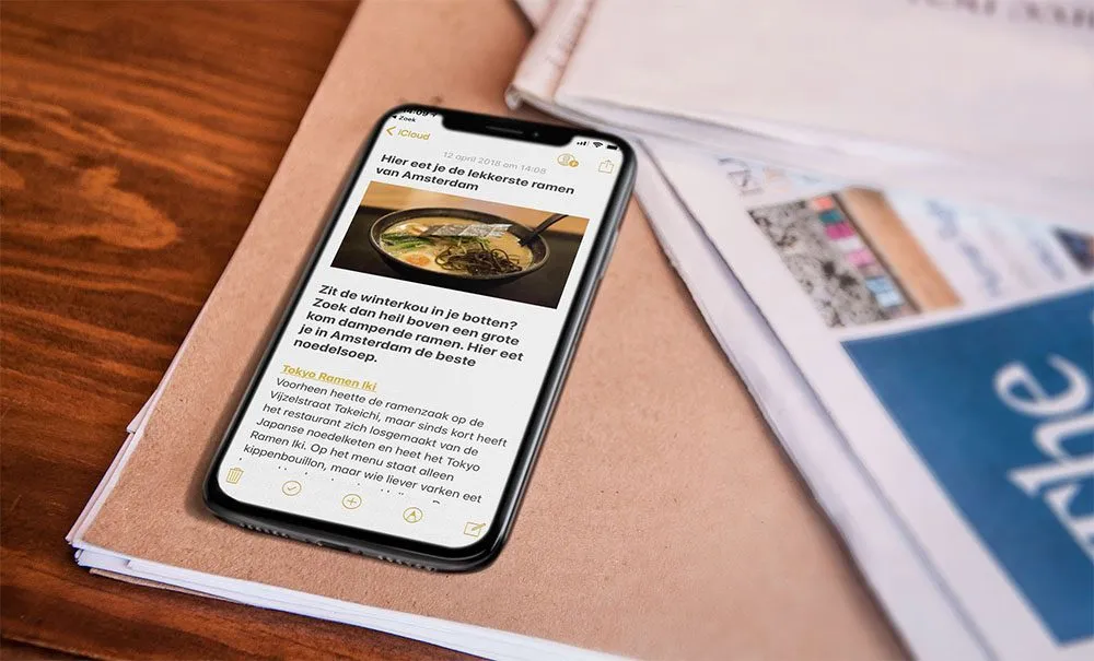 Zo werkt de Notities-app op de iPhone en de iPad