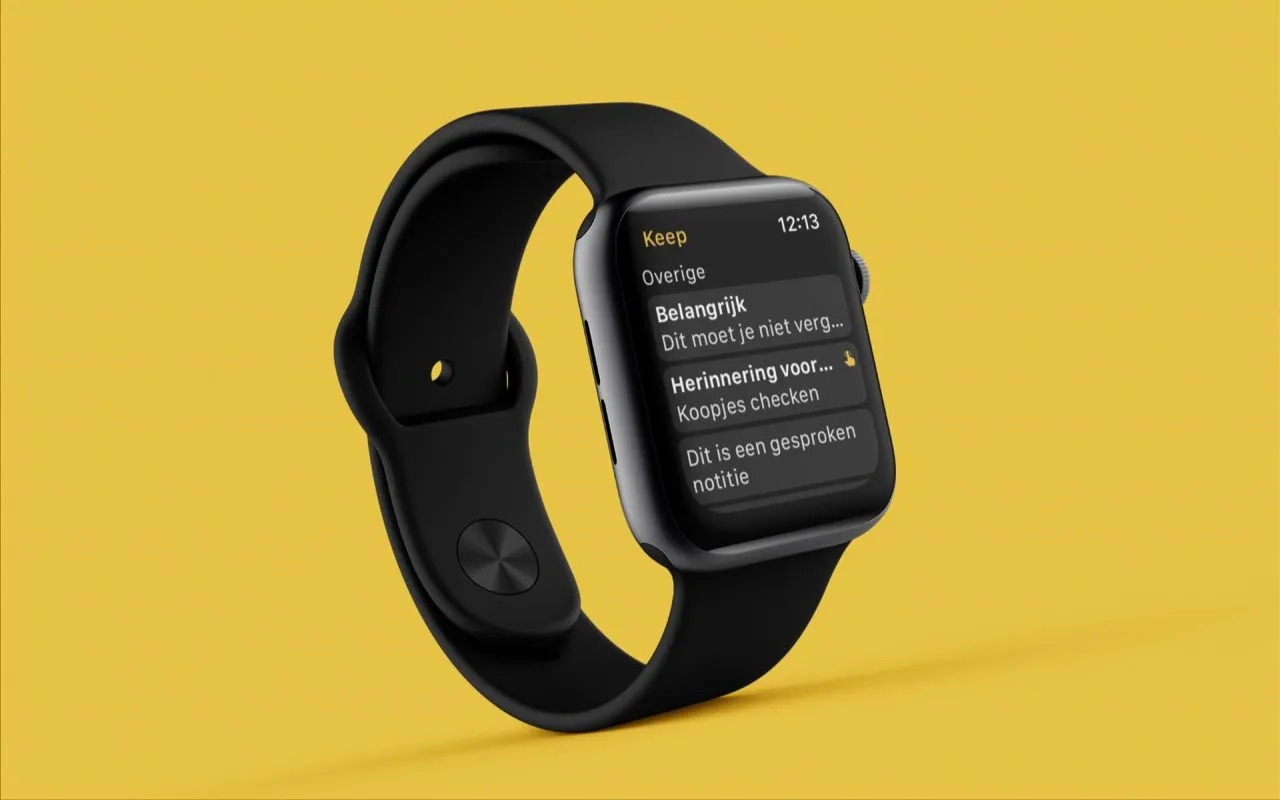 Review: Google Keep voor de Apple Watch is een snelle notitie-app voor je pols