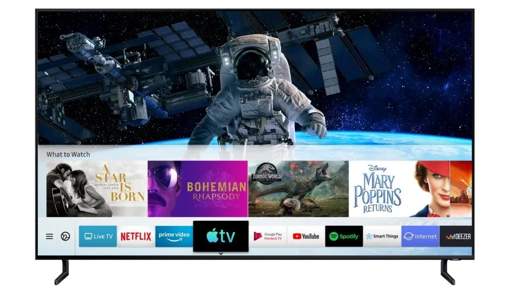 Update voor Samsung tv’s voegt AirPlay 2 en TV-app toe