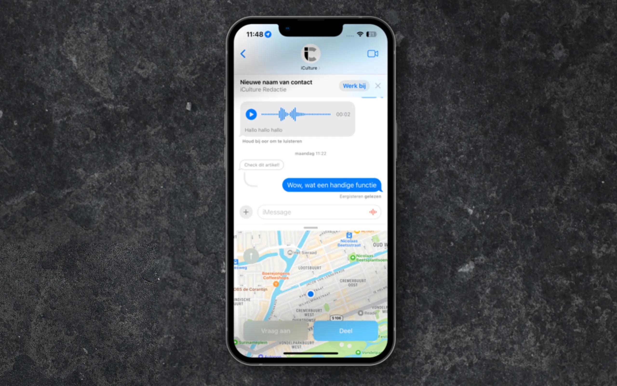 Zo kun je je locatie versturen via iMessage op iPhone en iPad (live of alleen je huidige locatie)