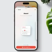 Agenda-widgets op iPhone