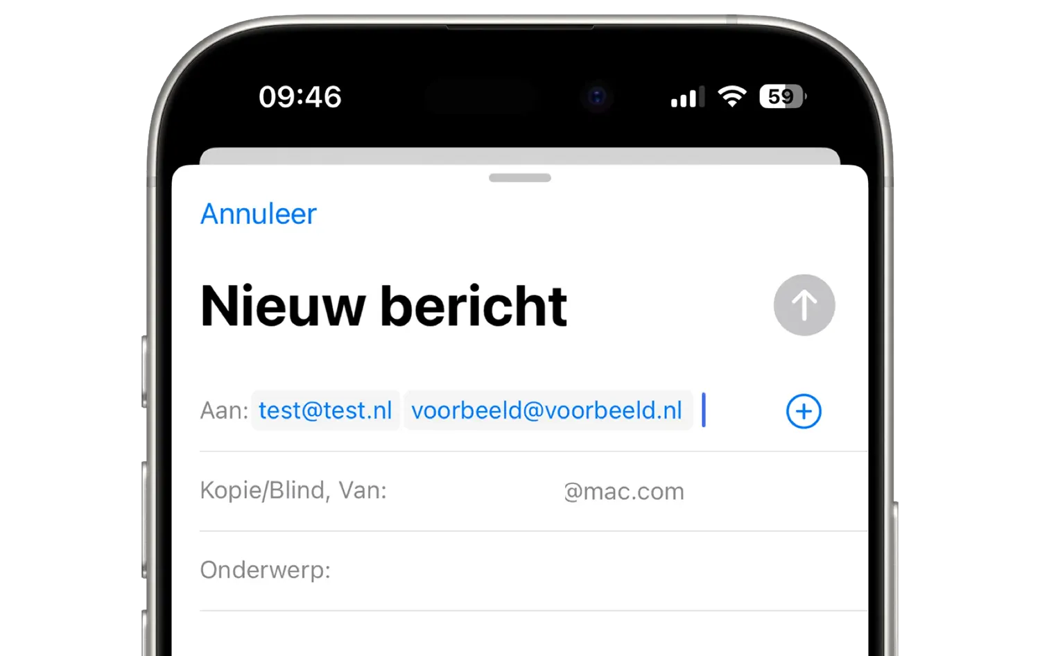 Mail sturen naar een groep