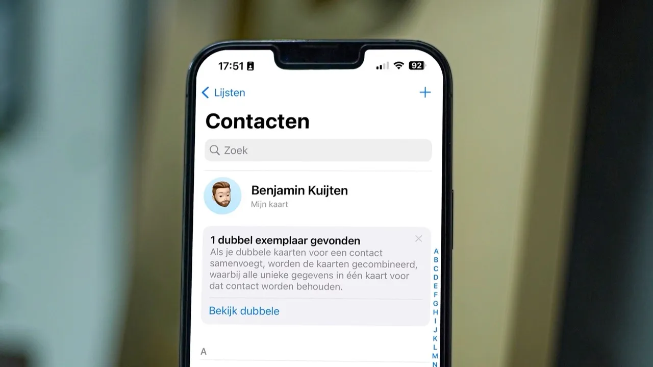 Dubbele contacten in je iPhone-adresboek: zo kom je er vanaf