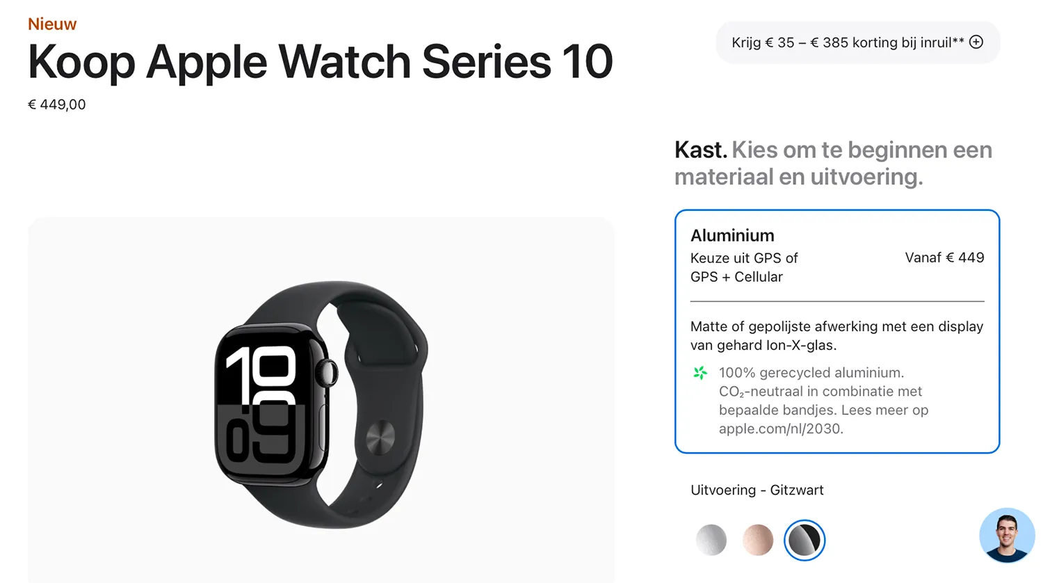 Apple Watch Series 10 materiaal kiezen