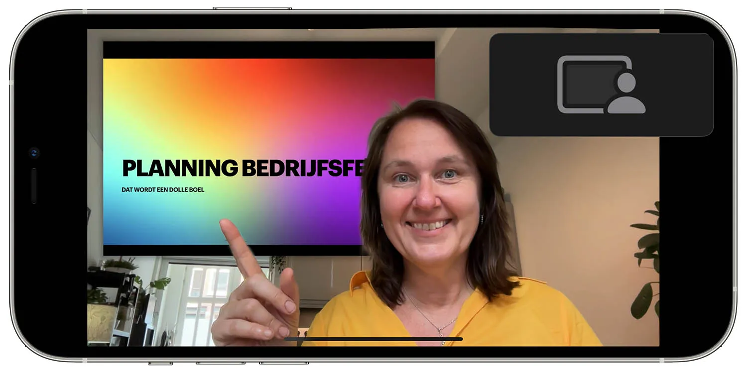 Met presentator-overlay op de Mac geef je tijdens het videobellen presentaties (en dit is er nieuw in macOS Sequoia)