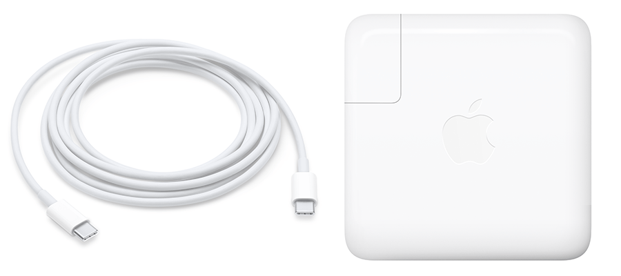 87 Watt usb-c stroomadapter met kabel