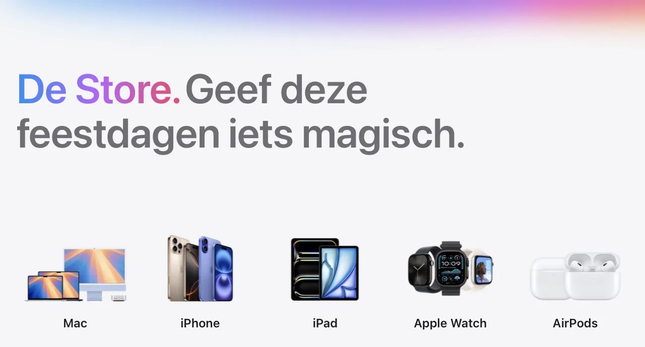 Apple Store feestdagen 2024