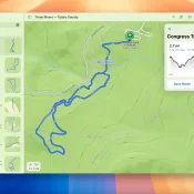 Topografische kaarten macOS Sequoia