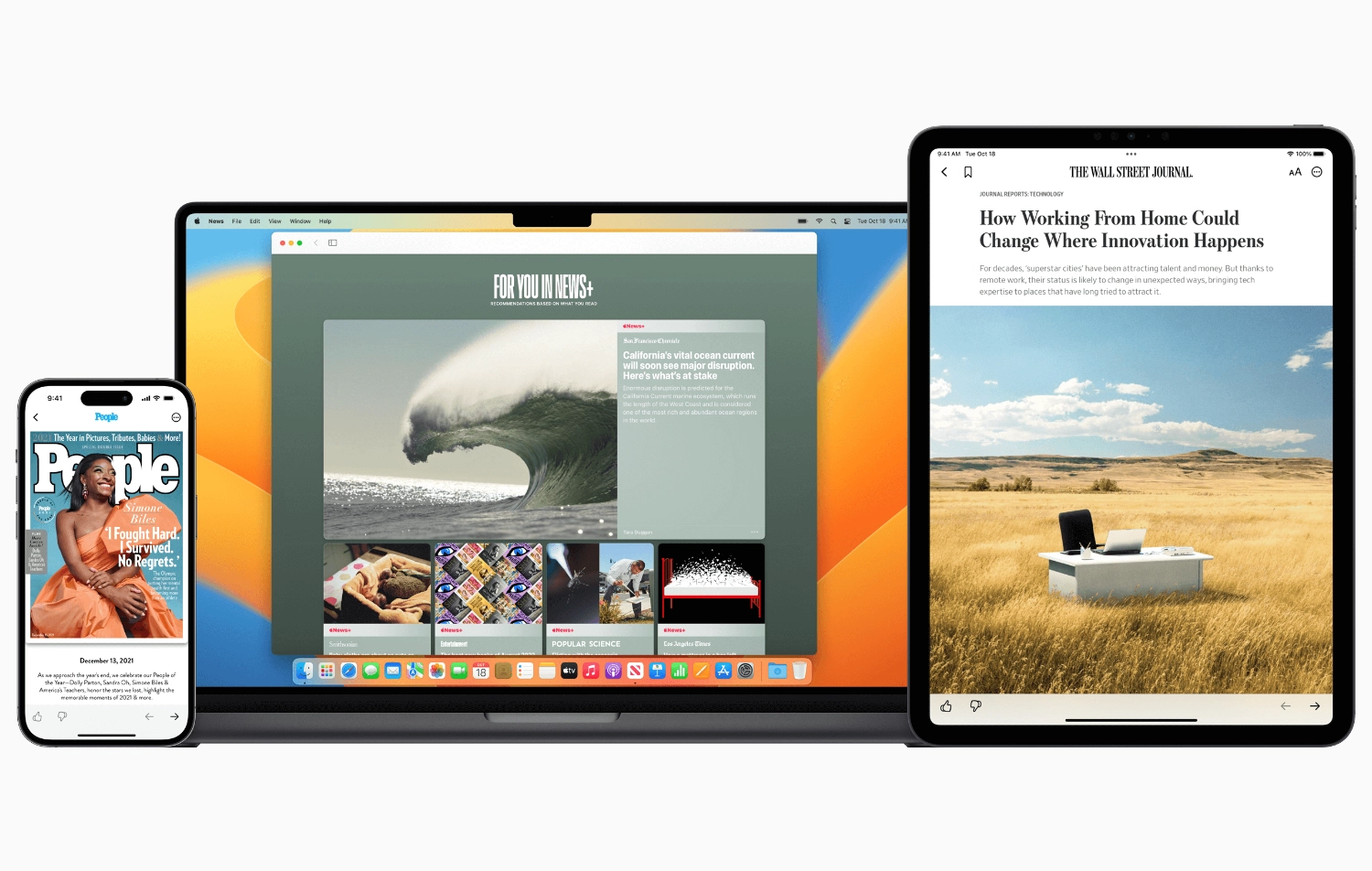 Apple News op de Mac, iPhone en iPad