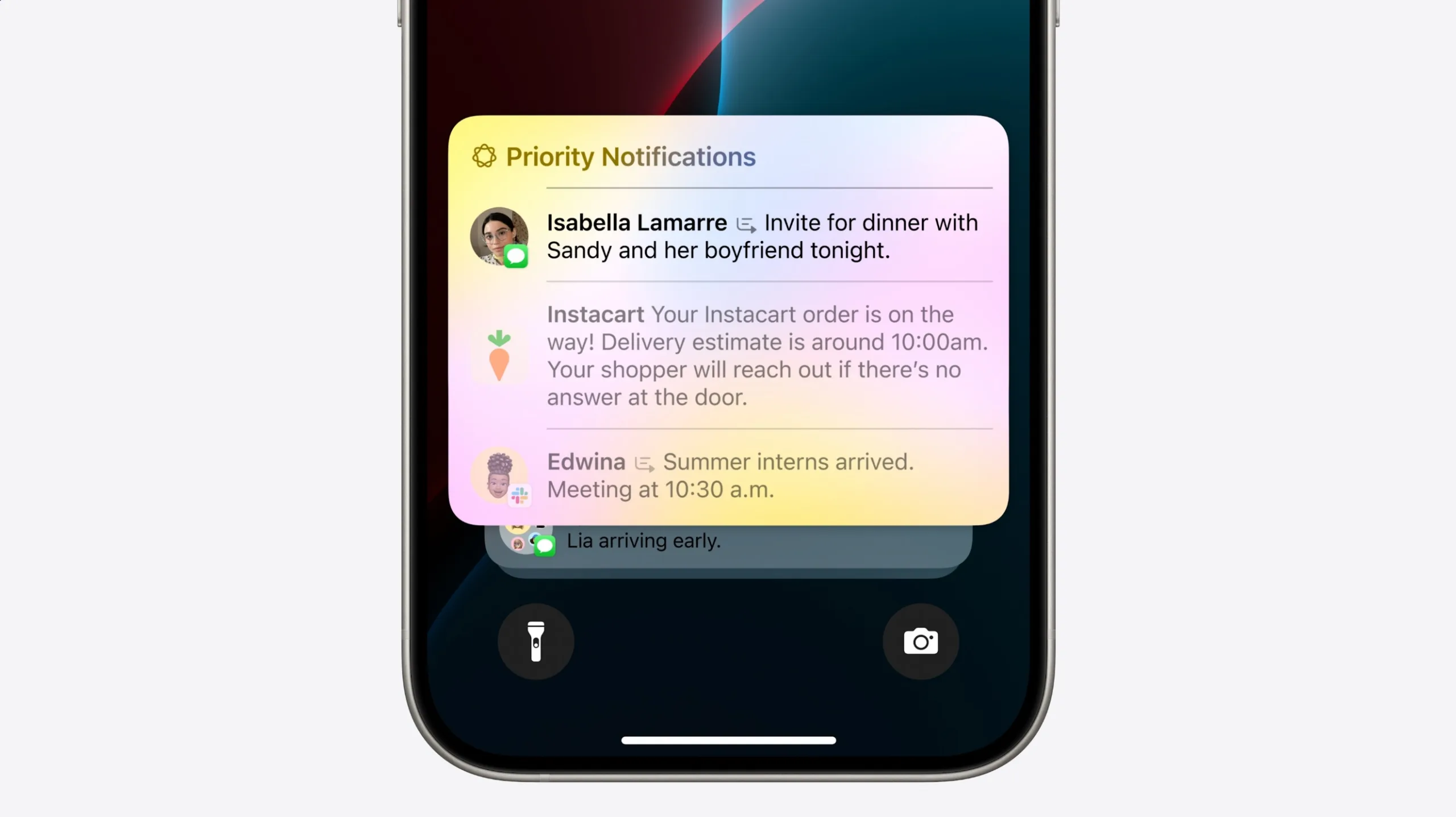 Apple Intelligence can prioritize notifications