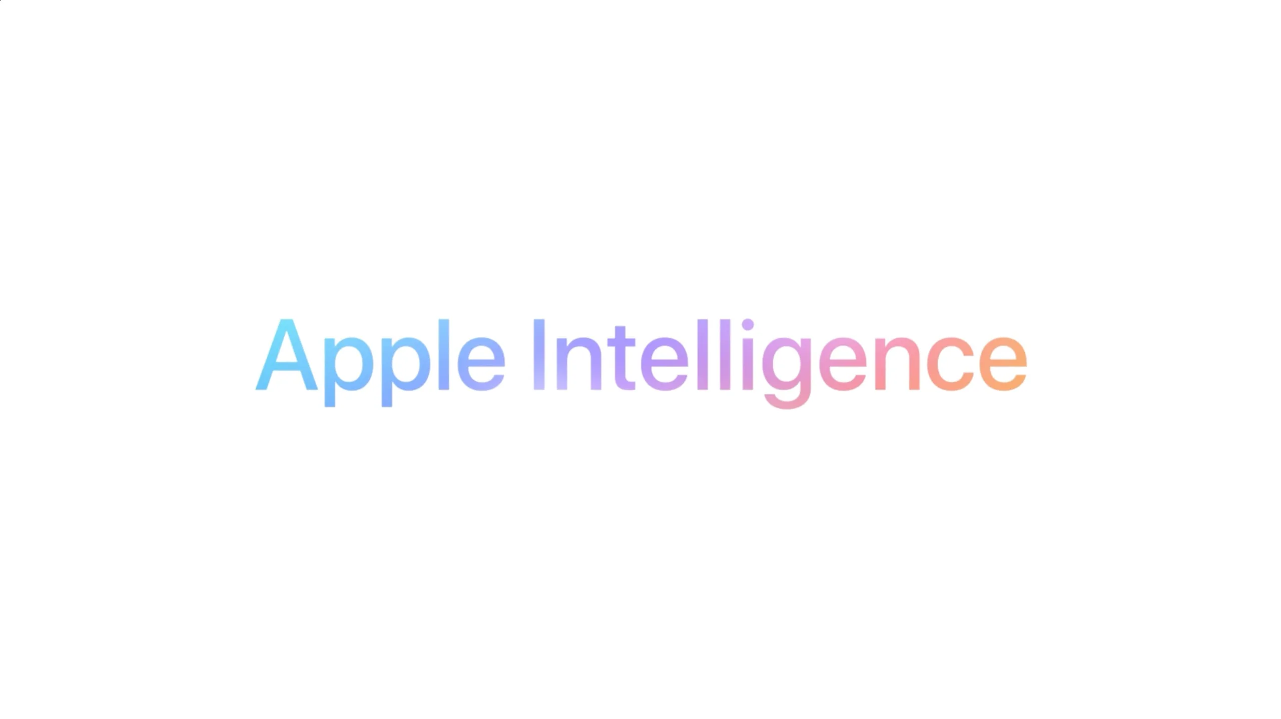 Official: This is Apple Intelligence, Apple’s own version of AI