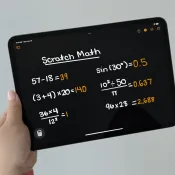 iPadOS 18 Math Notes