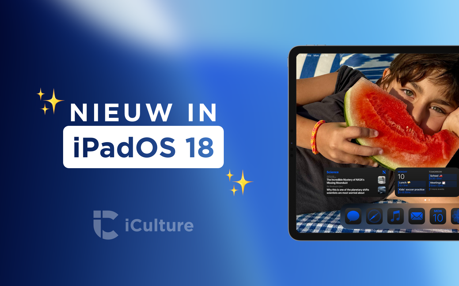 Nieuwe functies in iPadOS 18