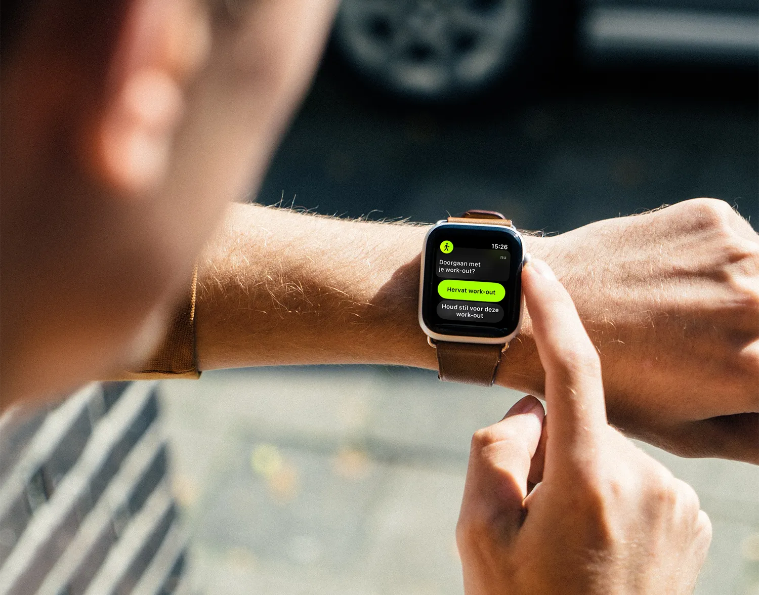 Workout hervatten op Apple Watch