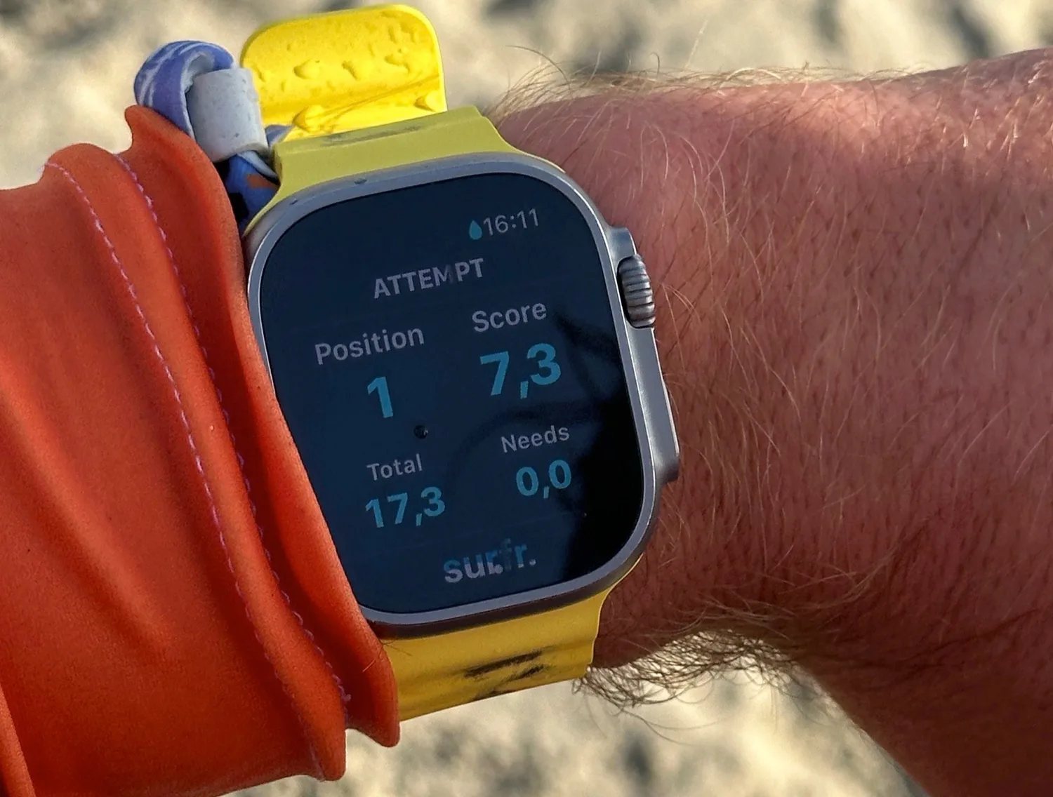 Surfr app voor kitesurfing op Apple Watch