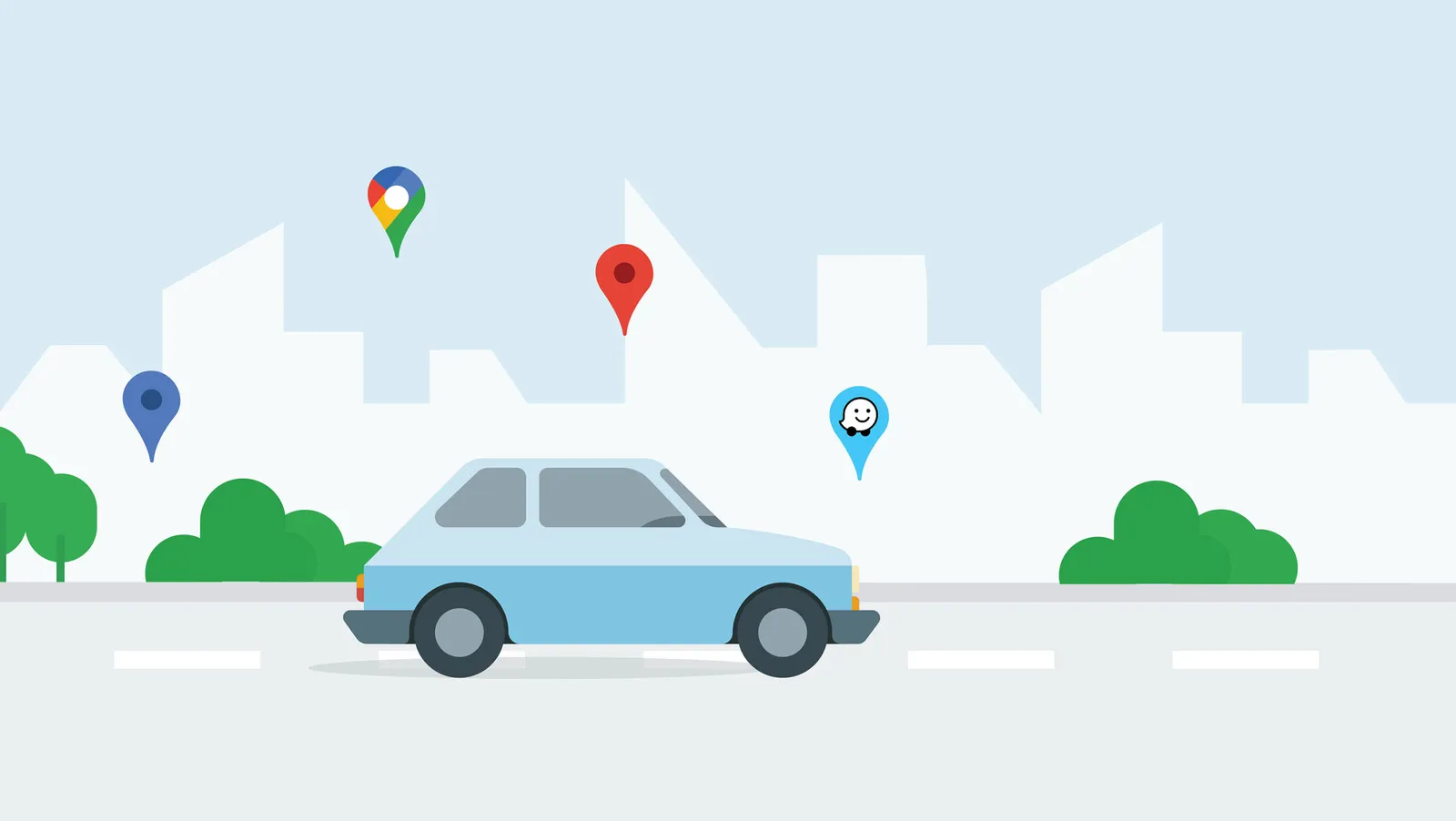 Google Maps en Waze update