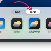 Donkere iconen in iOS 18