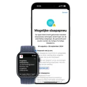 Slaapapneumeldingen op Apple Watch