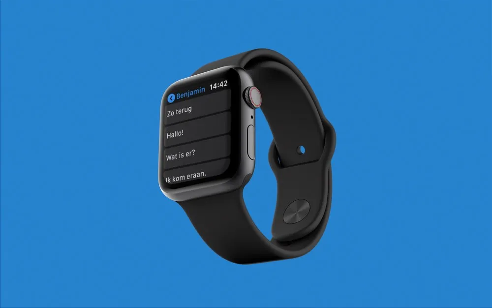 Standaardantwoorden op de Apple Watch aanpassen: dit zijn de mogelijkheden