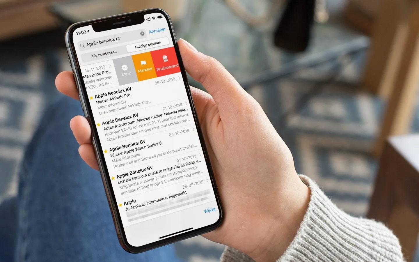 Zo kun je veegacties aanpassen in de Mail-app op iPhone en iPad