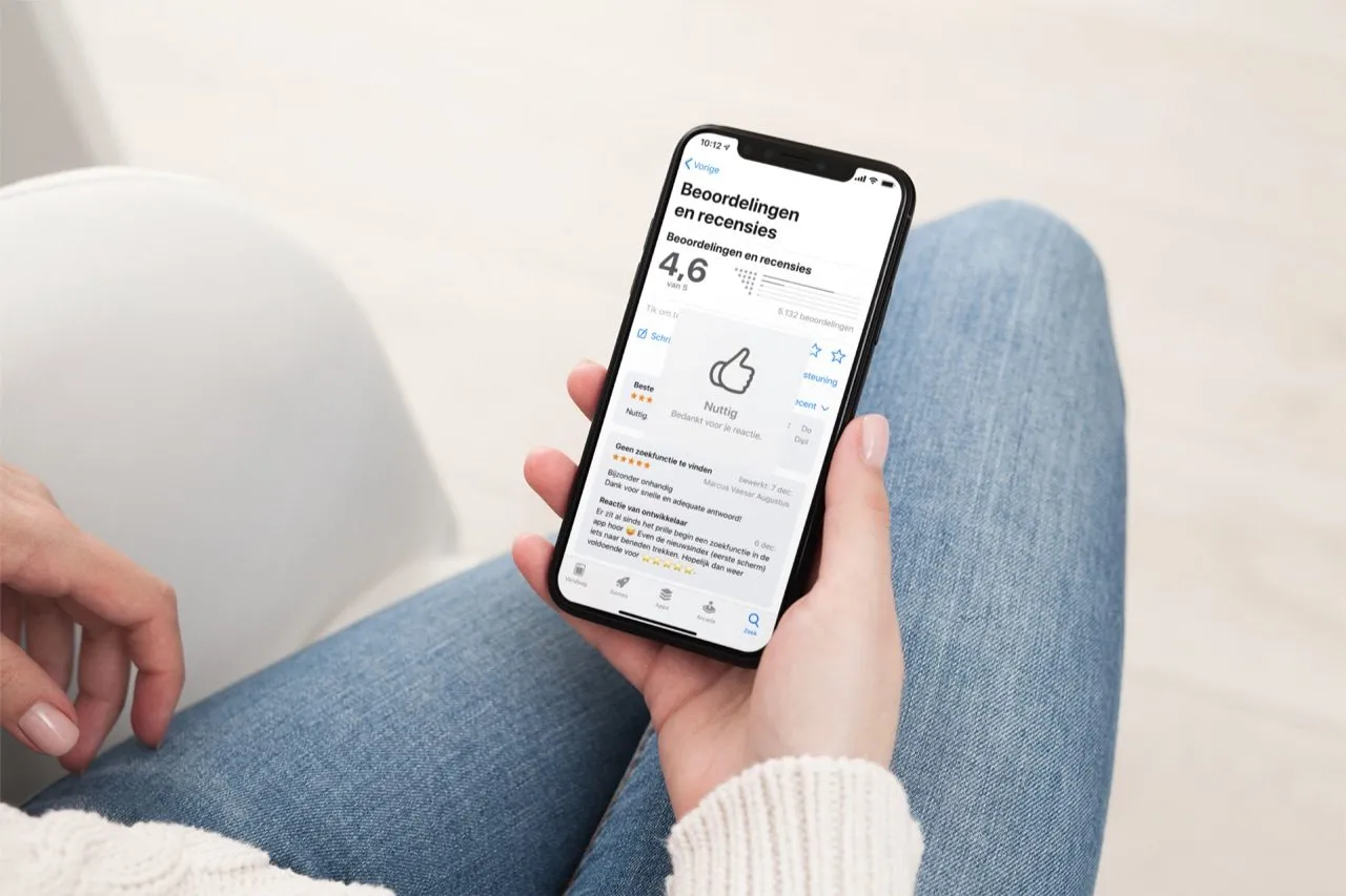 App Store-reviews als nuttig of als spam markeren: zo doe je dat